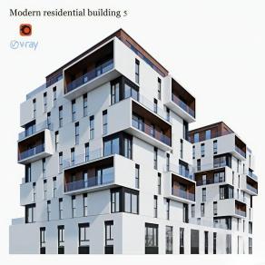 现代办公楼建筑 配楼 公建 住宅楼